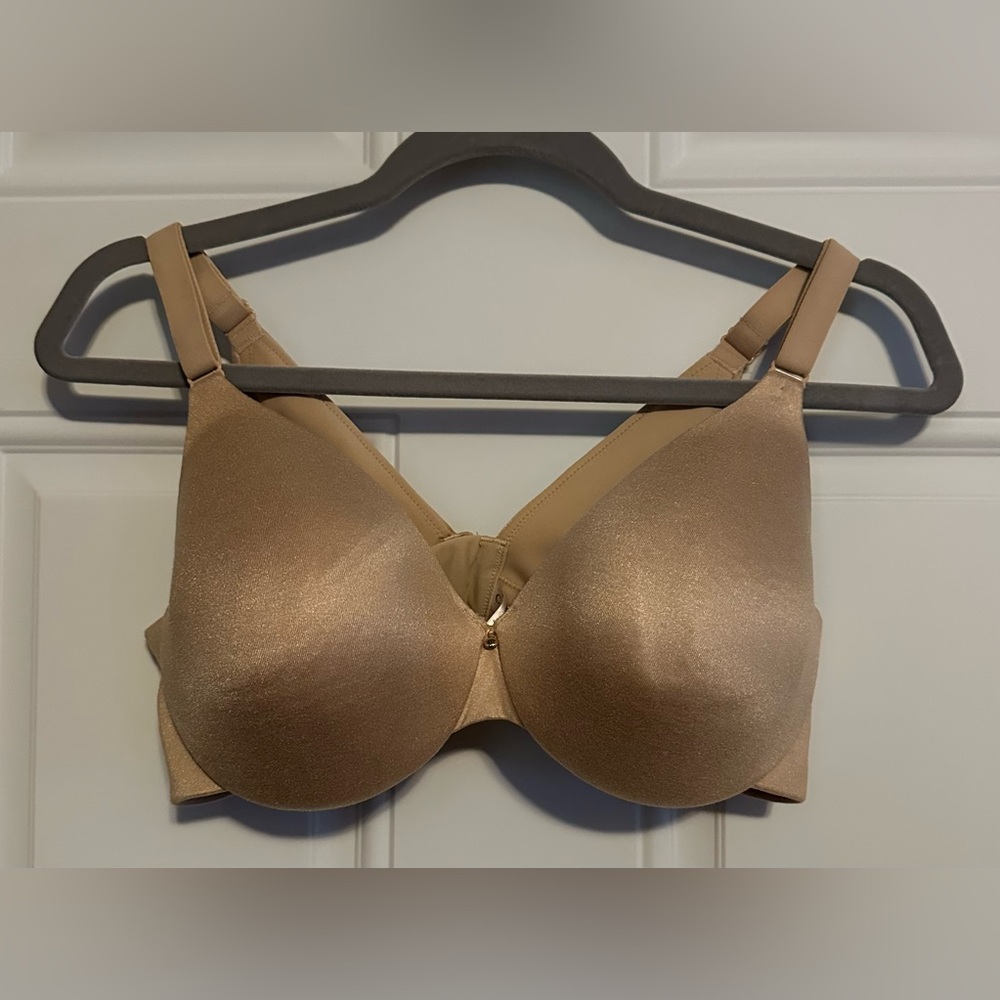 Lane Bryant Cacique Beige Back Smoother Underwire Bra - 38C